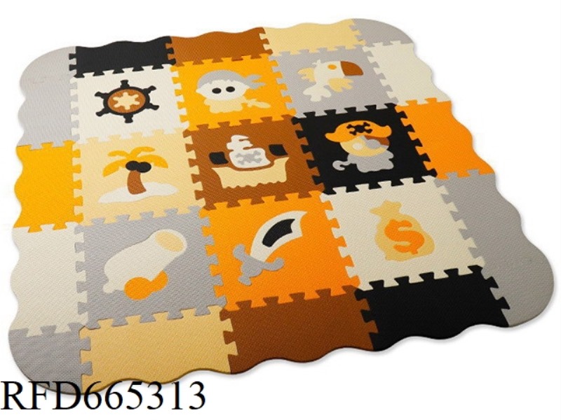 EVA JIGSAW MAT 9 LARGE PIRATES + BORDER (CPC)