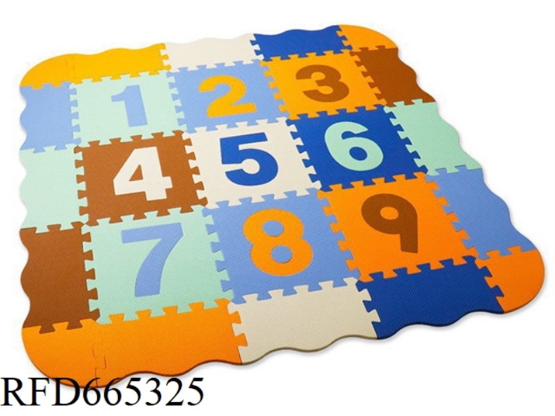 EVA JIGSAW MAT 16 LARGE NUMBERS + PERIPHERAL EDGE (CPC)