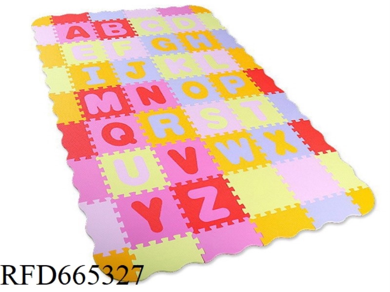 EVA JIGSAW MAT 28 LARGE PIECES OF ENGLISH LETTERS + BORDER (CPC)
