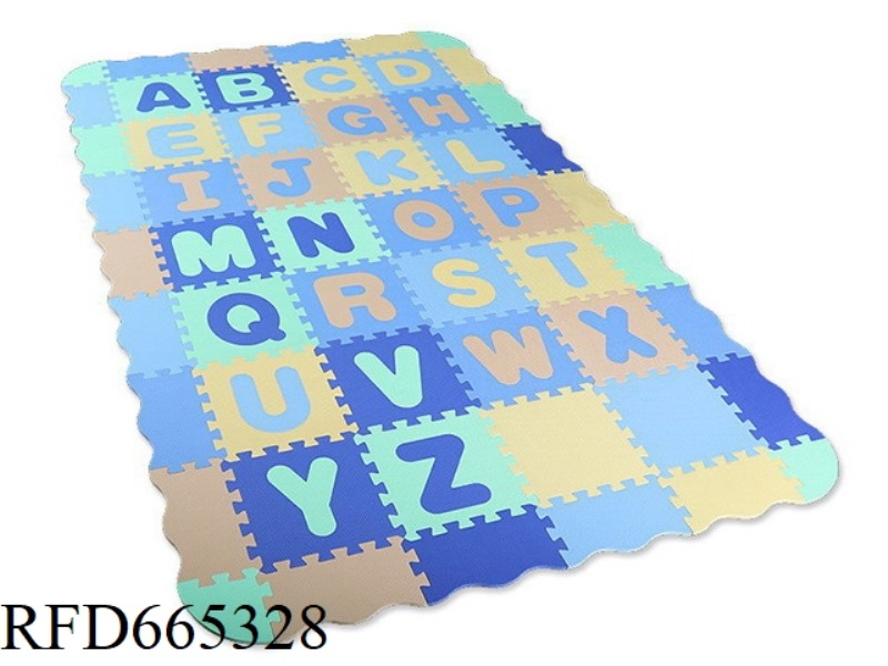 EVA JIGSAW MAT 28 LARGE PIECES OF ENGLISH LETTERS + BORDER (CPC)