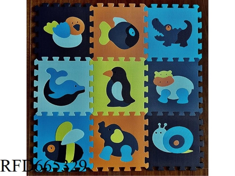 9 ANIMALS: BLACK/DARK GRAY/RICE WHITE/GOLDEN/BLUE/ORANGE