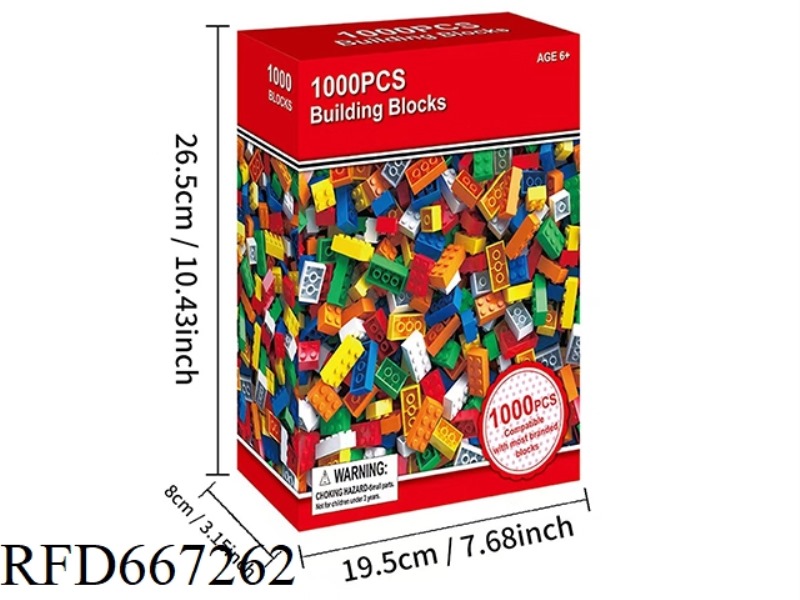 AUSTRALIAN BUILDING BLOCKS 1000-PELLET SMALL PELLET BUILDING BLOCKS ARE COMPATIBLE WITH LEGO DIY PUZ