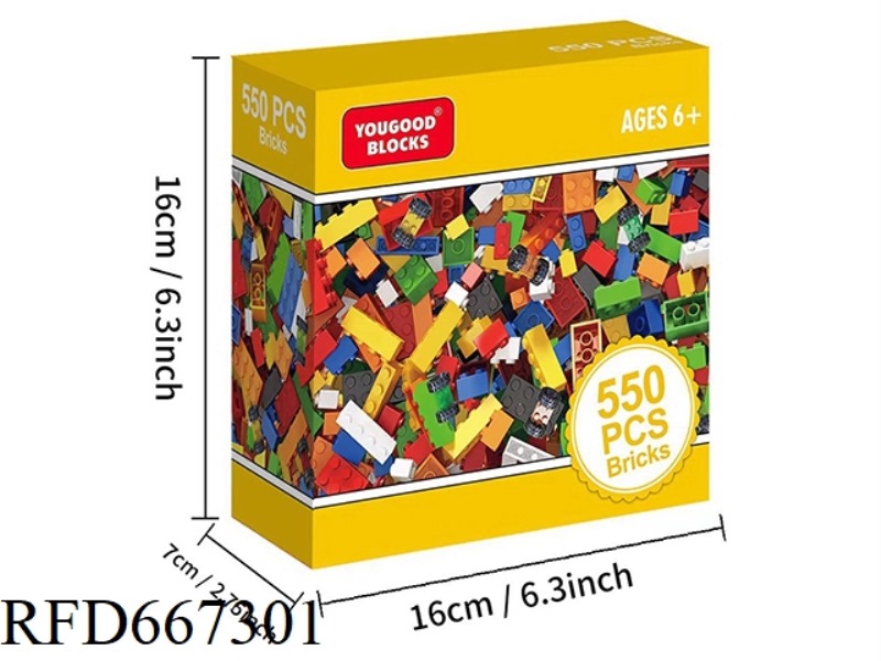AUSTRALIAN DIY BUILDING BLOCKS 550-PARTICLE SMALL PARTICLE BUILDING BLOCKS ARE COMPATIBLE WITH LEGO