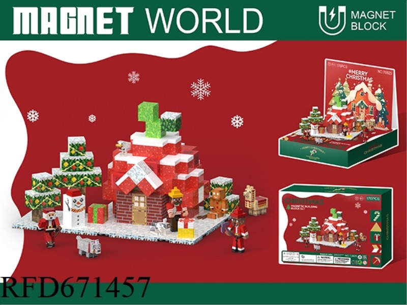 CHRISTMAS APPLE HOUSE 169PCS