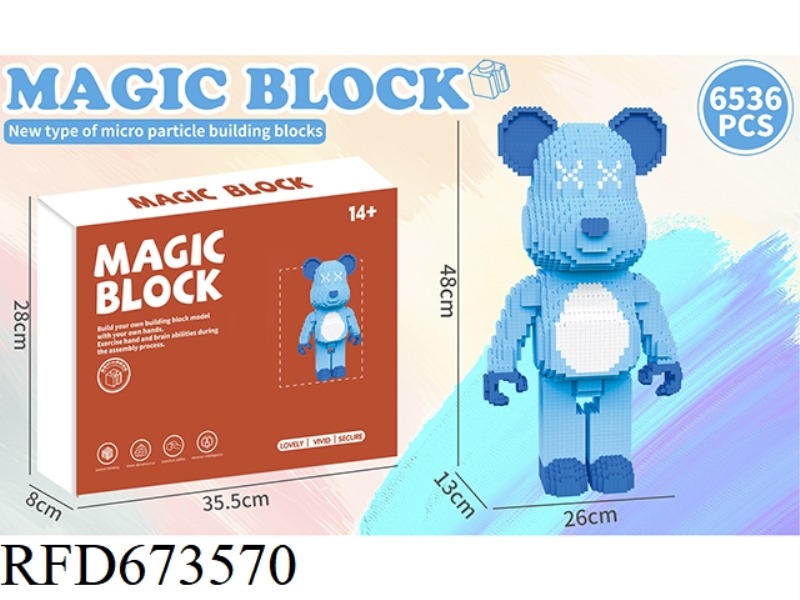 BLUE VIOLENT BEAR (6,536 PCS)