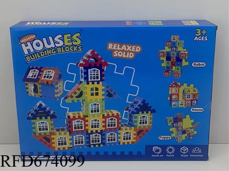 100PCSS OF WOODEN HOUSES
