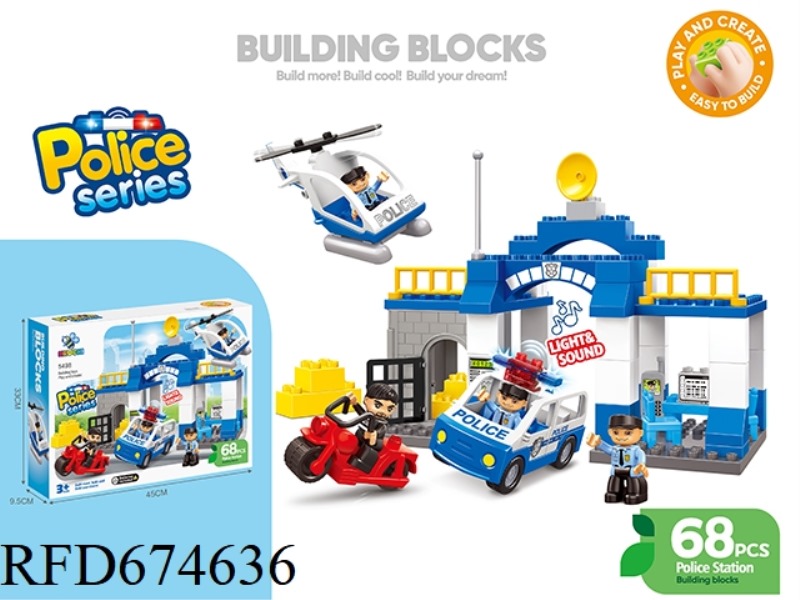 POLICE STATION: 68PCS