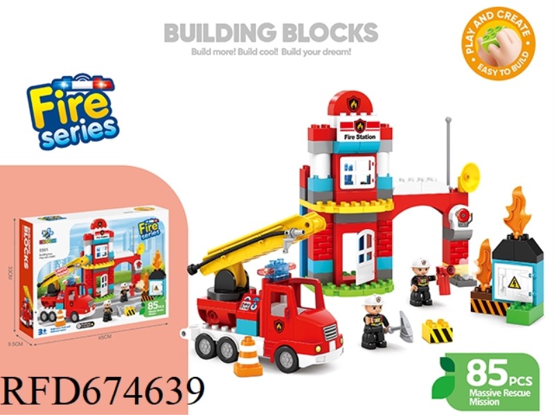 FIRE RESCUE: 85PCS