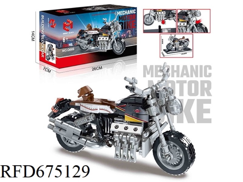 283PCS BUILDING BLOCK MOTORCYCLE SERIES