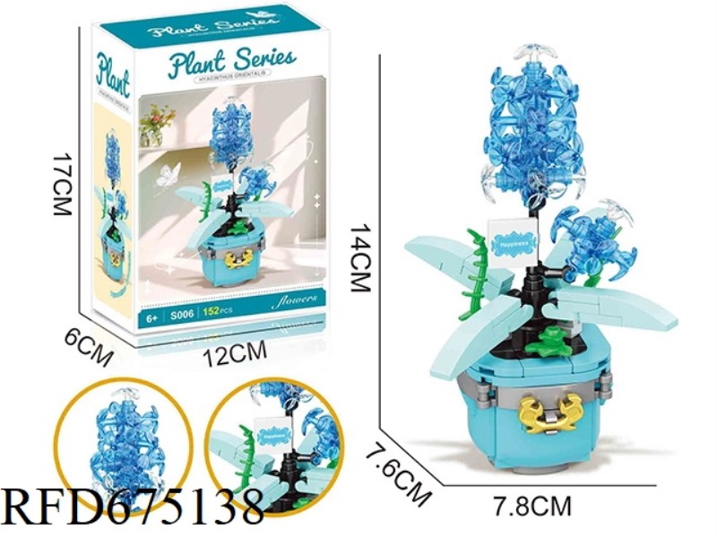152PCS BUILDING BLOCK HYACINTHS
