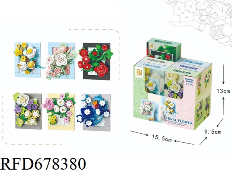 SIX TYPES OF DRAWING BOARD FLOWERS
