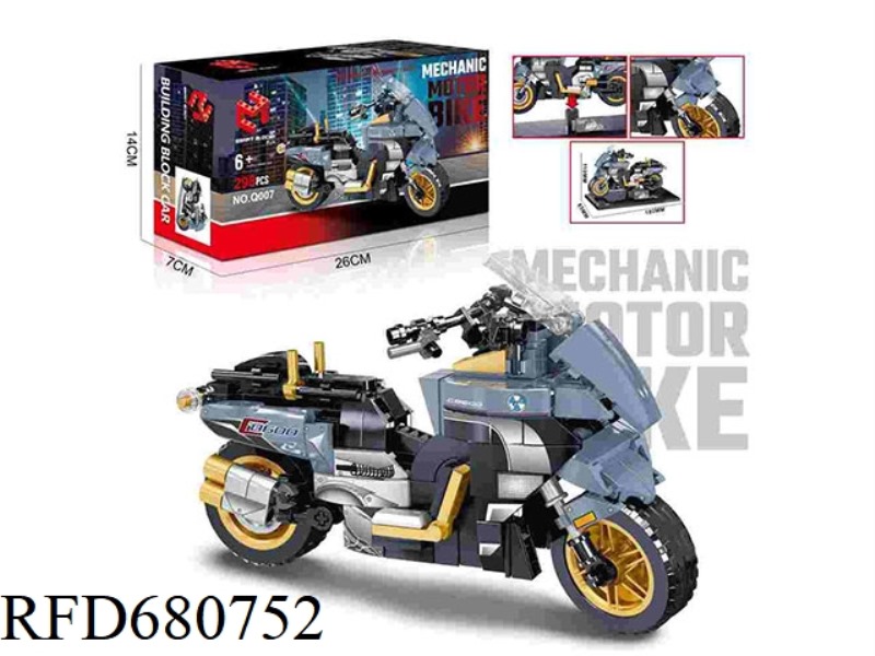 298PCS BUILDING BLOCKS-MOTORCYCLE RACING SERIES