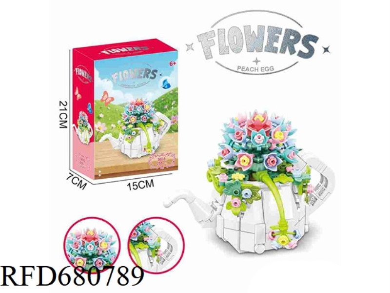 MOUNTAIN ROSE POTTED 255PCS- FLOWER SERIES