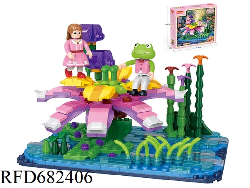 PUZZLE BUILDING BLOCKS/SMALL PARTICLES/FAIRY TALES - THUMBELINA /389PCS