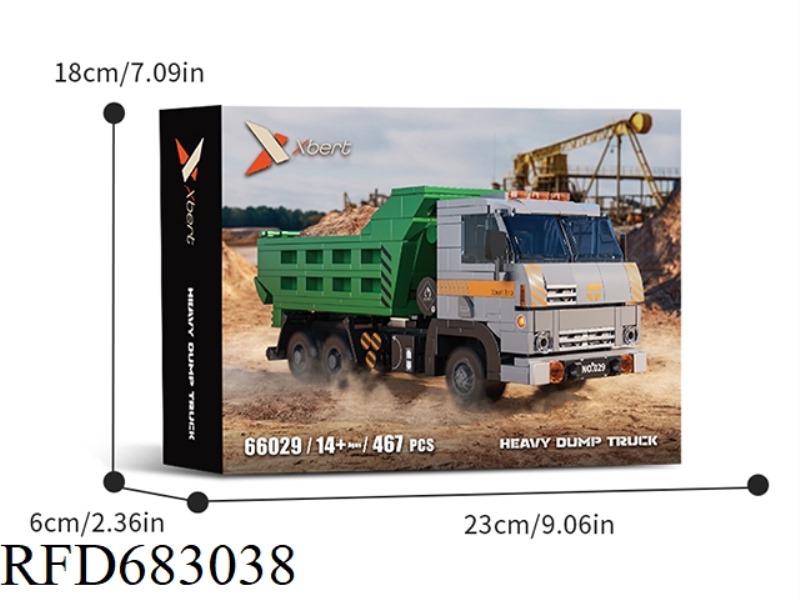 EUROPEAN RETRO DUMP TRUCK 467PCS