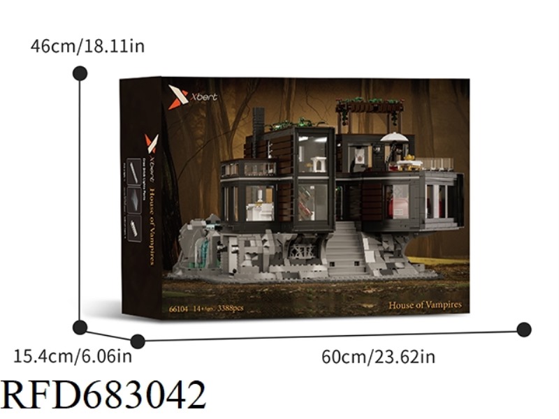 VAMPIRE HOUSE 3388PCS