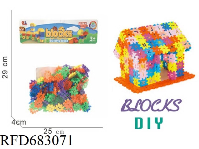 THE BUILDING BLOCK PIECES ARE PACKED IN 3*3 216 PIECES