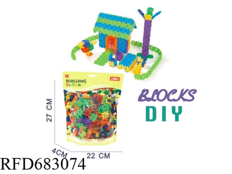 THE BUILDING BLOCK PIECES ARE PACKED IN 3*3 216 PIECES