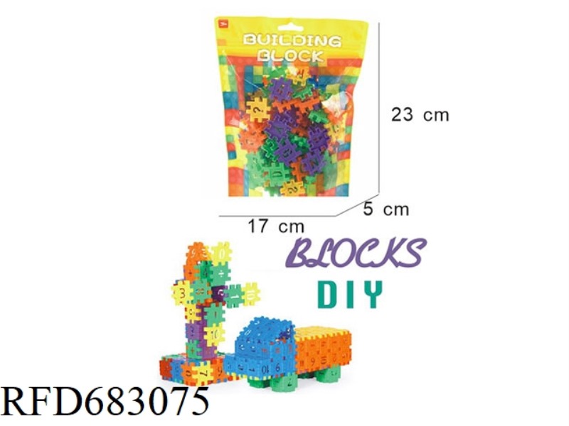 THE BLOCK PIECES ARE SET AT 3.8*3.8 AND 72 PIECES