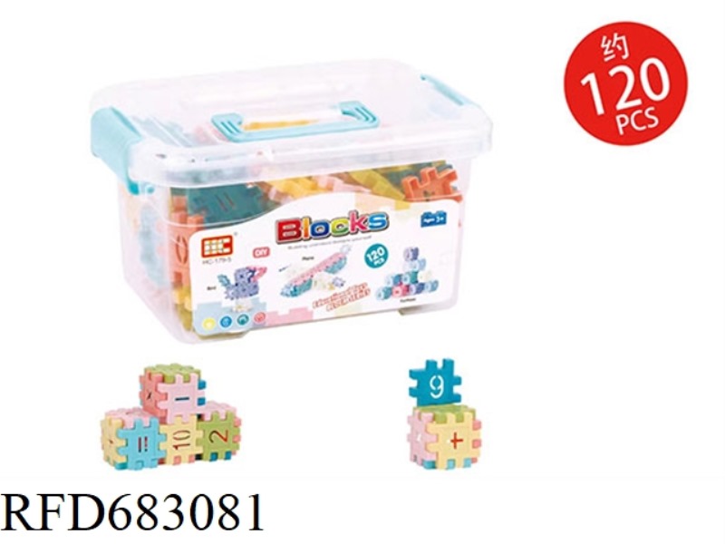 120 SQUARE BUILDING BLOCKS
