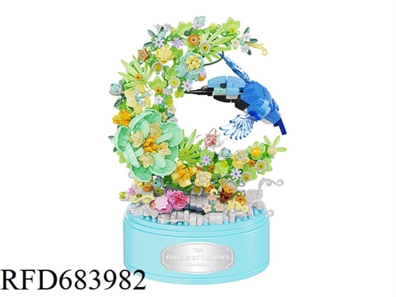 HUMMINGBIRD MUSIC BOX (ROTATING MUSIC BASE) 788PCS