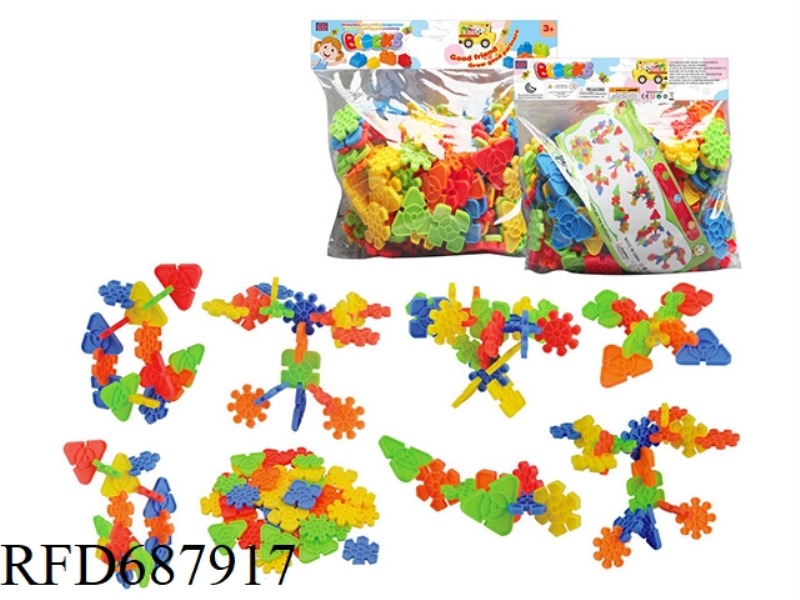 STYLED SNOWFLAKE 130PCS