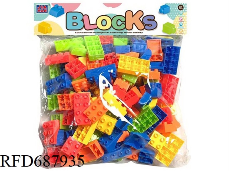 EDUCATIONAL BUILDING BLOCKS 90PCS