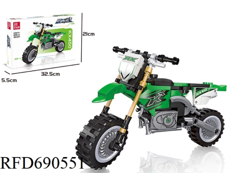 229PCS CAR MODELS MOTORCYCLE SERIES KX450