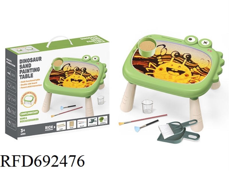 CREATIVE DINOSAUR SAND PAINTING TABLE