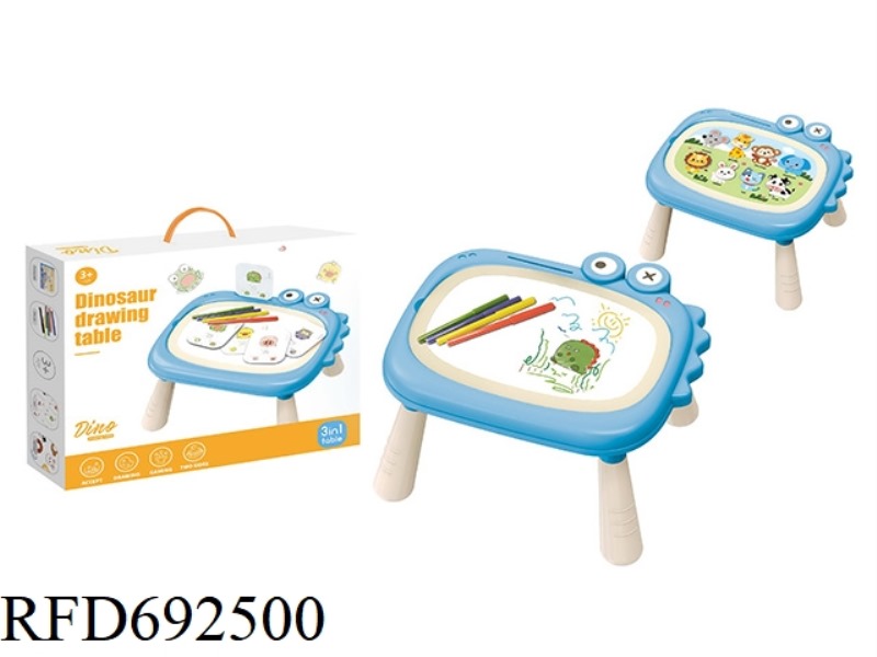 FUNNY DINOSAUR PAINTING EARLY EDUCATION TABLE