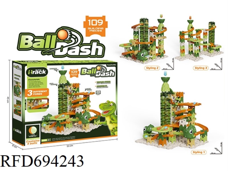 EDUCATIONAL BUILDING BLOCKS EJECT BALL BALLS (FLASHLIGHT DOUBLE ACTION SPIRAL LADDER)