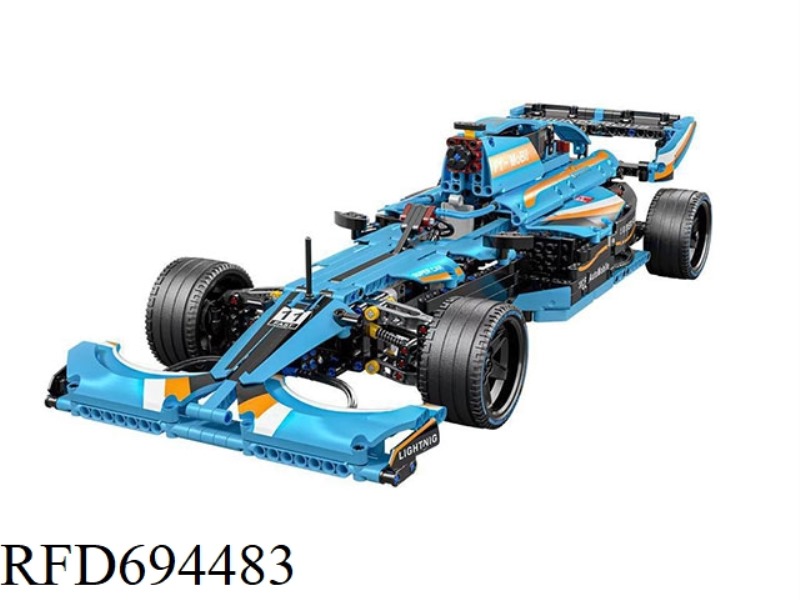 CROSS-BORDER 1:8 PORSCHE F1 RACING CAR (1200+PCS) LEGO-STYLE REMOTE CONTROL PROGRAMMING STEAM BUILDI
