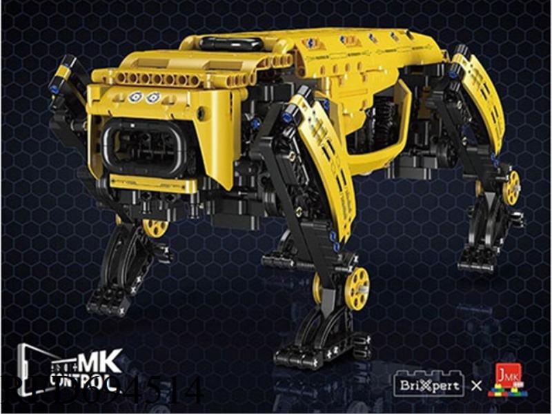 921PCS VERSATILE JIDONG SERIES POWER MACHINE DOG (YELLOW) APP VERSION FULL ENGLISH VERSION