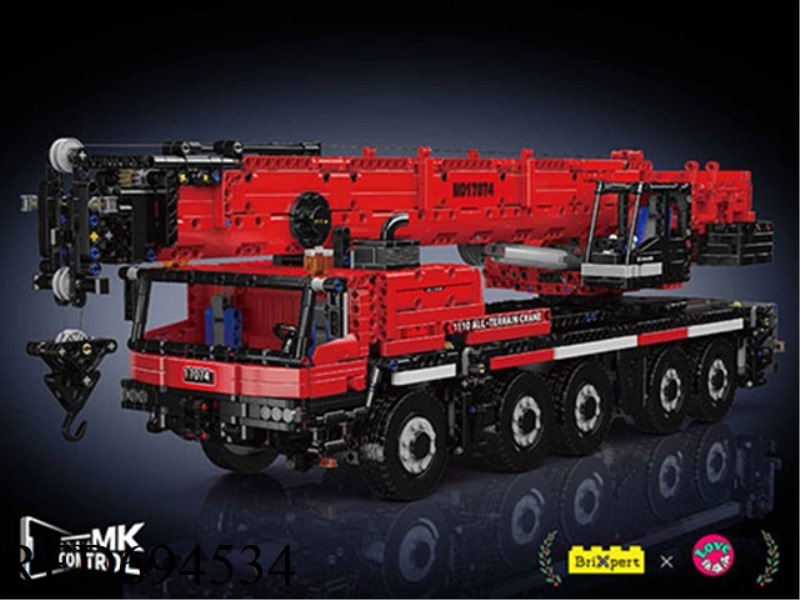 3218PCS ENGINEERING SERIES LTM1110 CRANE (FULL FUNCTION ELECTRIC RED VERSION) APP VERSION (FULL ENGL
