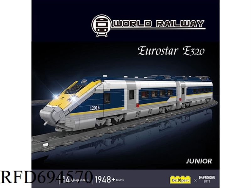 1948PCS WORLD RAILWAY SERIES EUROSTAR E320 TRAIN (FULL ENGLISH VERSION)