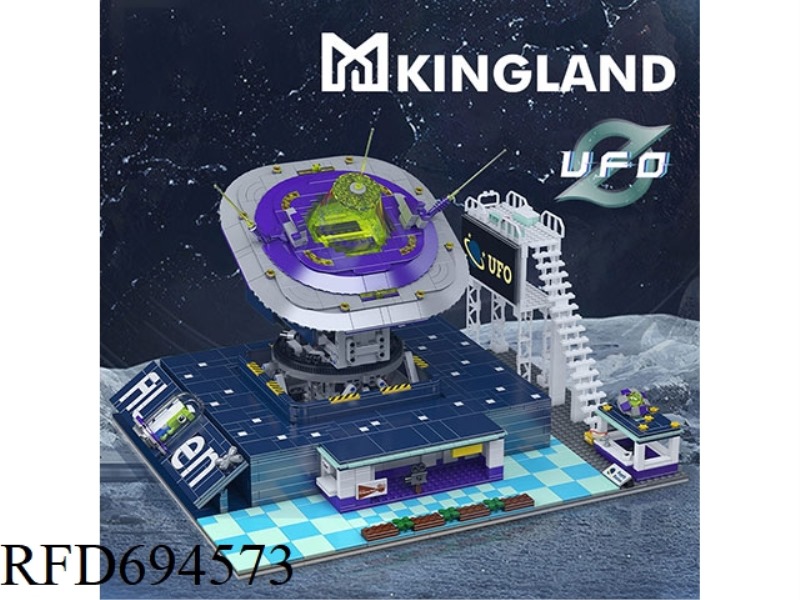 2053PCS DREAMLAND SERIES ALIEN UFO (ELECTRIC REMOTE CONTROL) (ALL BRITISH VERSION)