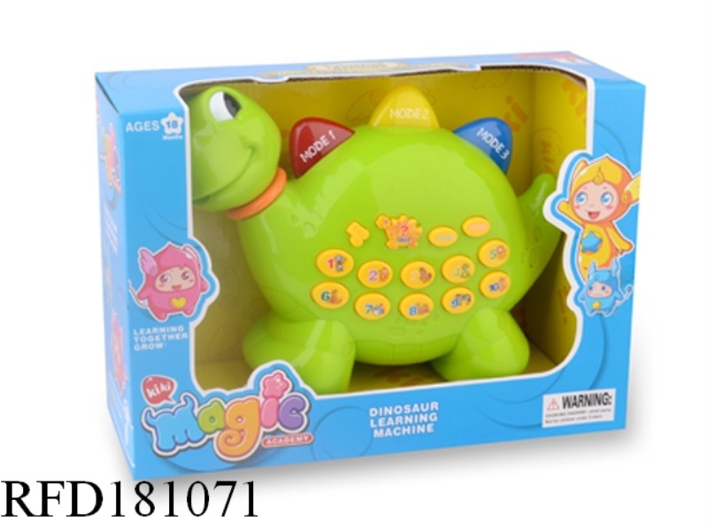 DINOSAUR LEARNING MACHINE WITH LIGHT,VOICE AND MUSIC
