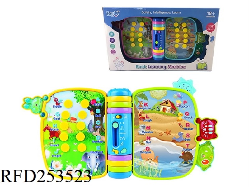PAGE LEARNING MACHINE WITH LIGHT AND MUSIC(ENGLISH OR SPANISH)