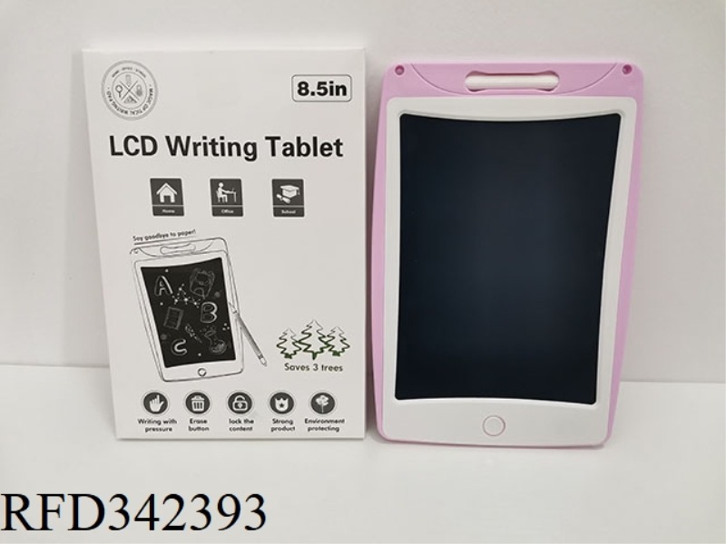 8.5 INCH LCD WRITING BOARD (PEACH POWDER)