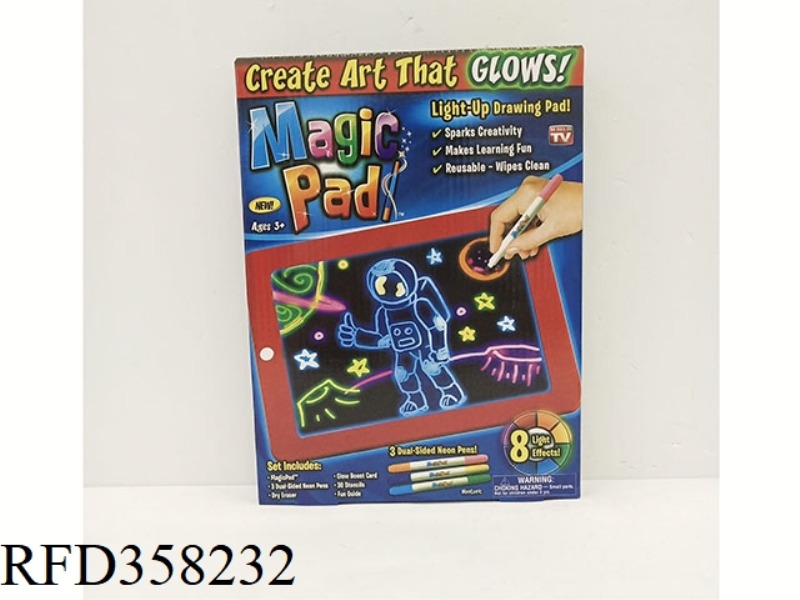 3D MAGIC LUMINOUS LIGHT WRITING BOARD