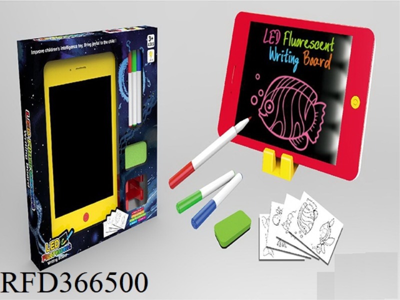 FLAT WINDOW BOX WITH ENGLISH LIGHT WRITING BOARD + PEN