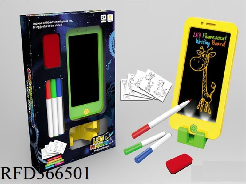 MOBILE PHONE WINDOW BOX ENGLISH LIGHT WRITING BOARD + PEN