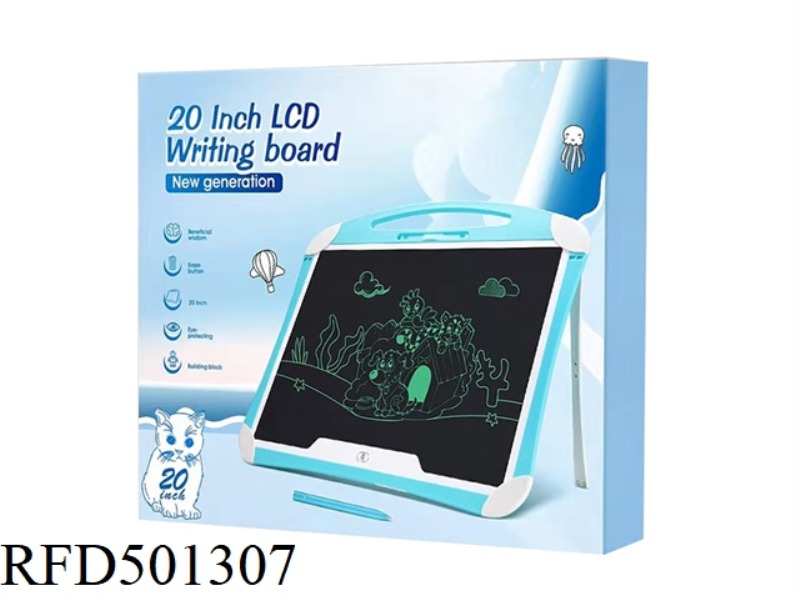 20 INCH TABLET WITH LOCK SCREEN COLOR HANDWRITING