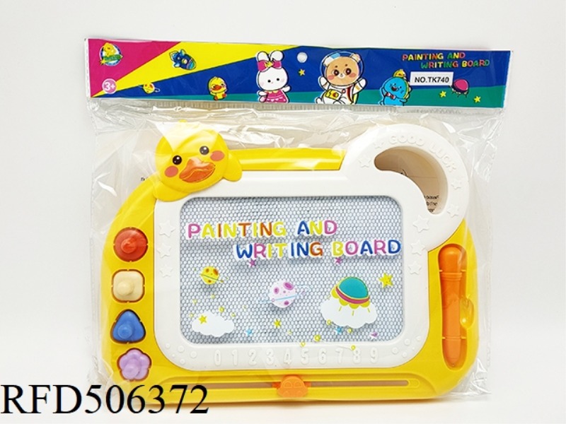 MAGNETIC CARTOON DUCKLING CLIPBOARD