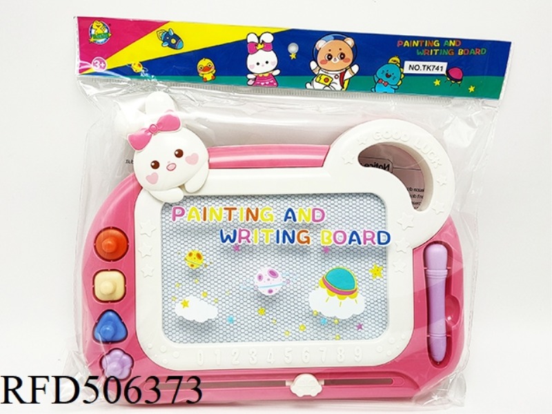 MAGNETIC CARTOON BUNNY WRITING PAD