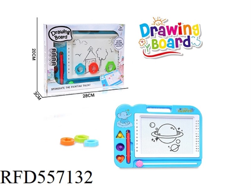 MONOCHROME ELEPHANT DRAWING BOARD