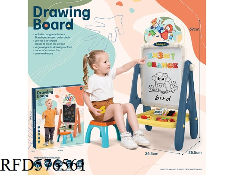 CHILDREN'S DOUBLE-SIDED WRITING RACK