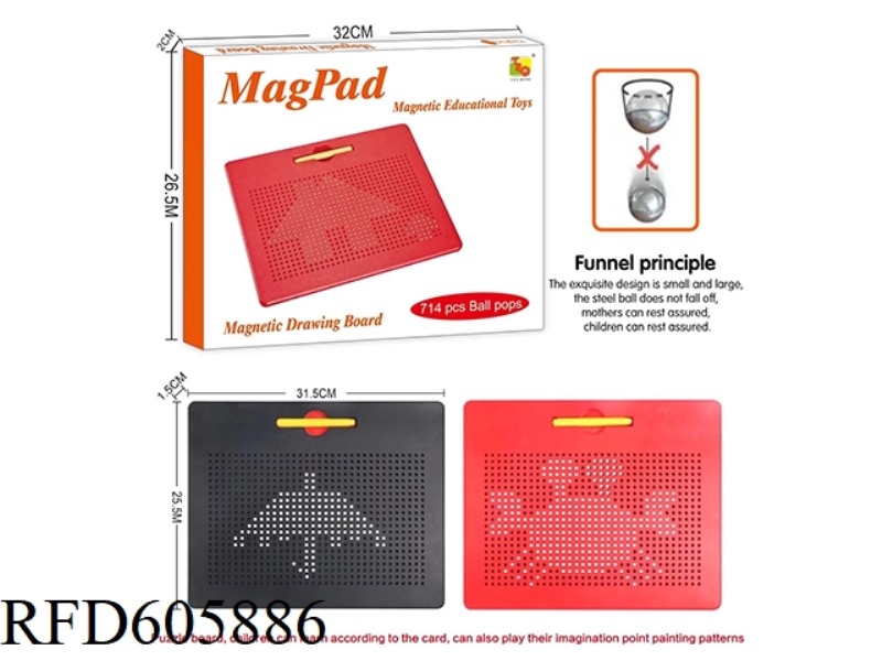 MAGNETIC PEN DRAWING BOARD (PUZZLE)