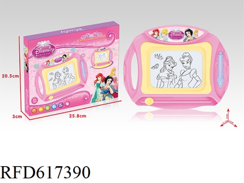 SMALL (PRINCESS) BLACK MAGNETIC WRITING PAD