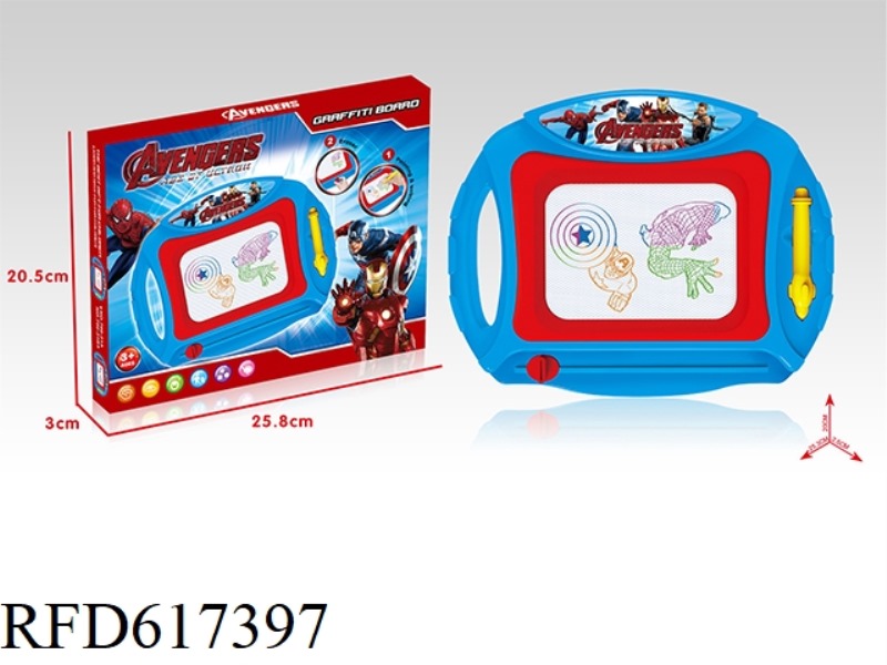 SMALL (AVENGERS) COLOR MAGNETIC WRITING PAD